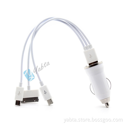 Shenzhen For Iphone Samsung Multi USB 3 in 1 Charging Cable Short Version